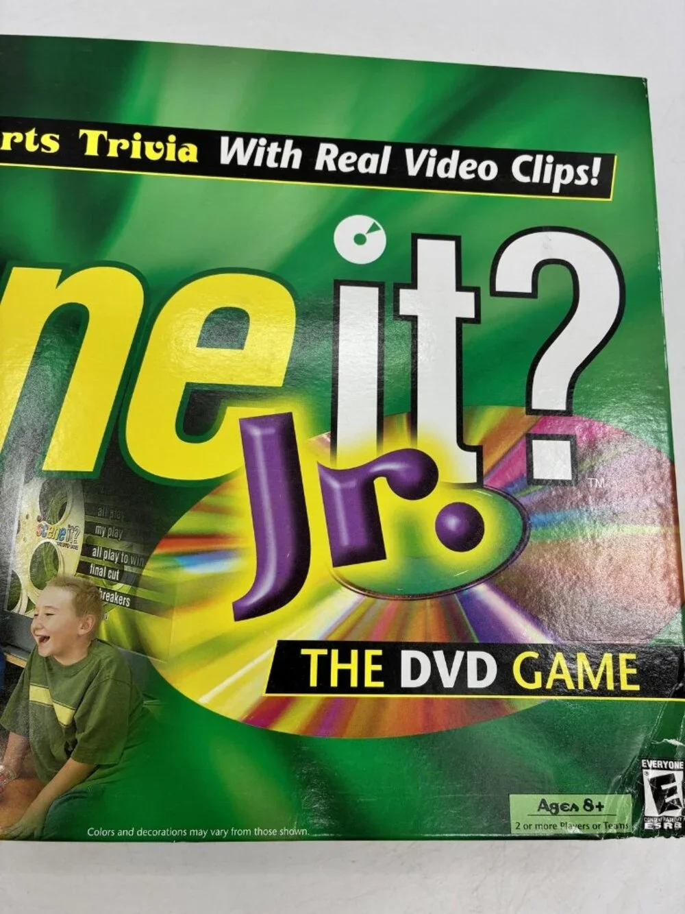 Vintage 2004 Scene It Jr. The DVD Game Movie Music TV Sports Trivia Ages 8+